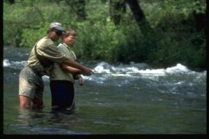 learning to cast a fly rod takes time