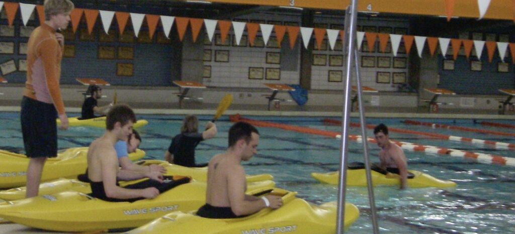 practicing your kayak roll