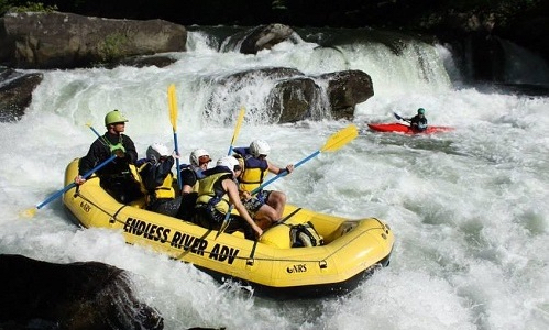 Enjoy whitewater rafting on the Nantahala River