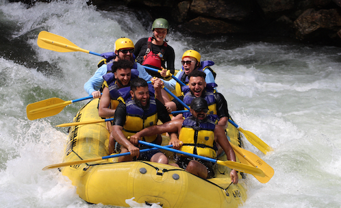 Enjoy whitewater rafting on the Nantahala River